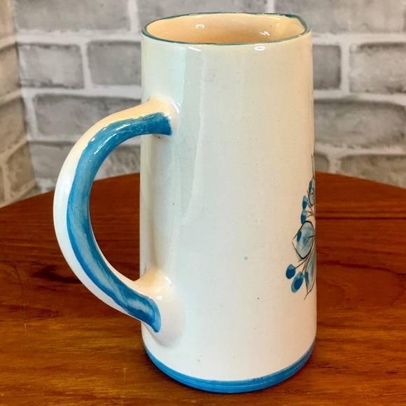 Vintage Handmade Mexican Ceramic Pitcher - Picture 9 of 13